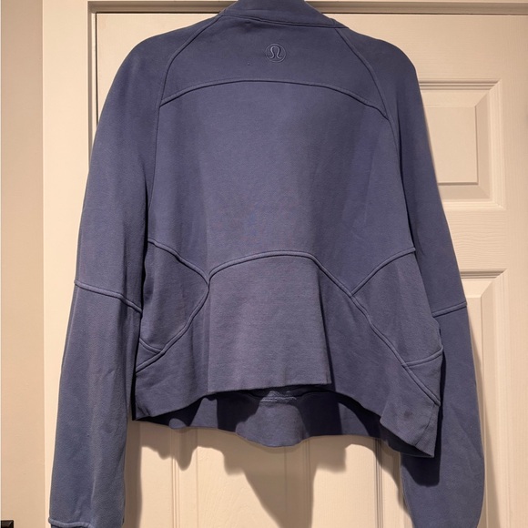 Auth.✅ RARE Lululemon 1/4 Zip Scuba in “Water Drop” Size XXL 💜💙 - Picture 12 of 14